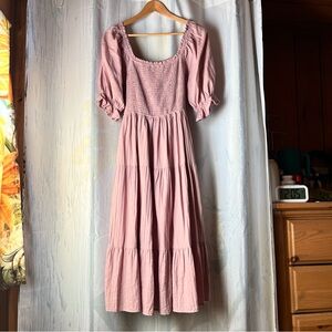 Polagram Pink Midi Dress